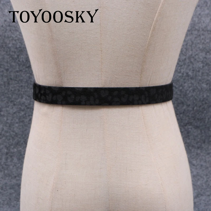TOYOOSKY 2018 сексуальный леопардовый принт pu женский ремень модные крутые базовые