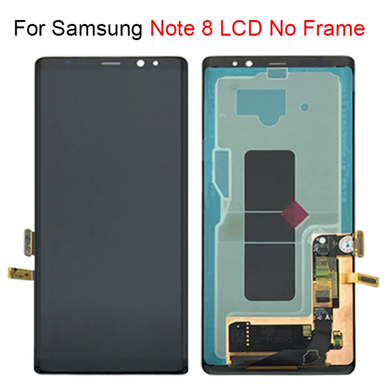 ЖК дисплей с Amoled дисплеем 6 3 дюйма для Samsung Note 8 сенсорный экран цифровым