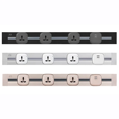 With 3 Sockets 1 USB JOHO заводской выключатель 8000 Вт 80 см Tomada Usb поп-розетка Eu настенная вилка светодиодный светильник для офиса для конференц-зала гостиной - Тип: With 3 Sockets 1 USB