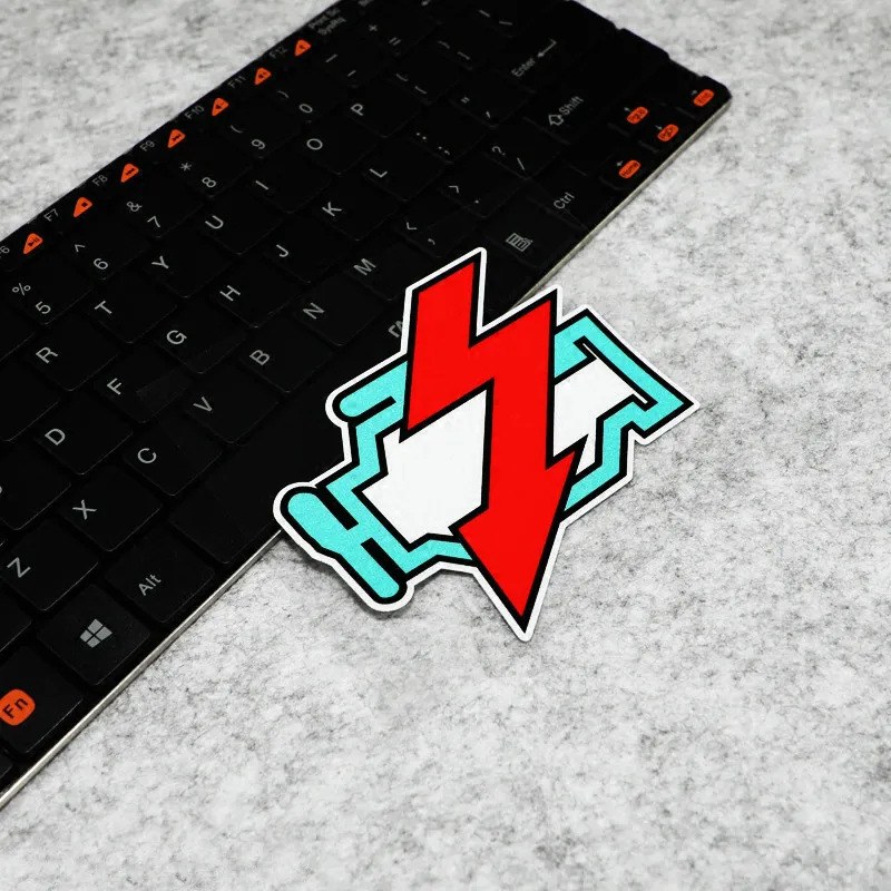 Креативная Светоотражающая наклейка GalonDeco лампа неисправности двигателя JDM HF для