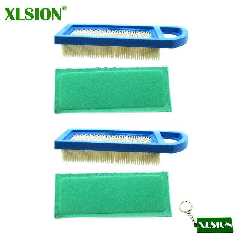 XLSION 2x Воздушный фильтр и предварительный ДЛЯ Briggs & Stratton 4211 5077H 5077K 697014 697153 697634 698083