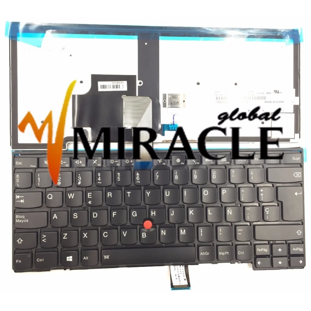 Teclado para Notebook com Retroiluminação Espanhol Sg588502ea 04×0149 para Lenovo Thinkpad E431 T431s T440 T440s T440p E440 L440 sp