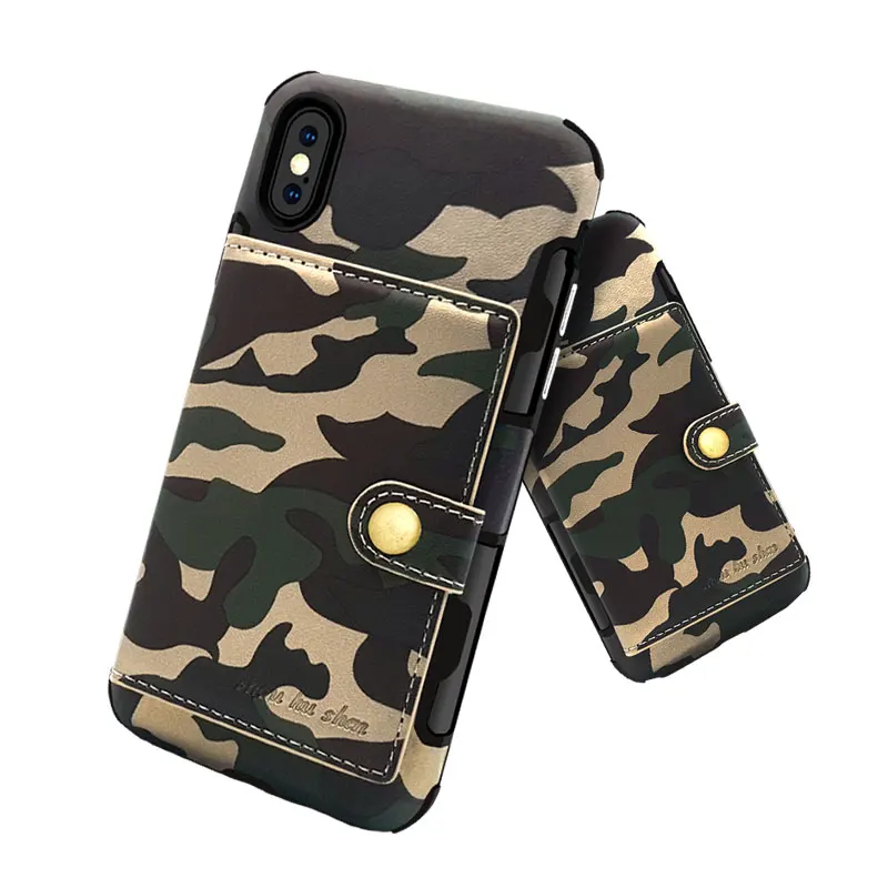 Модные камуфляж назад В виде ракушки для ZTE лезвие A520 a602 L7 Coque слот Роскошные карты