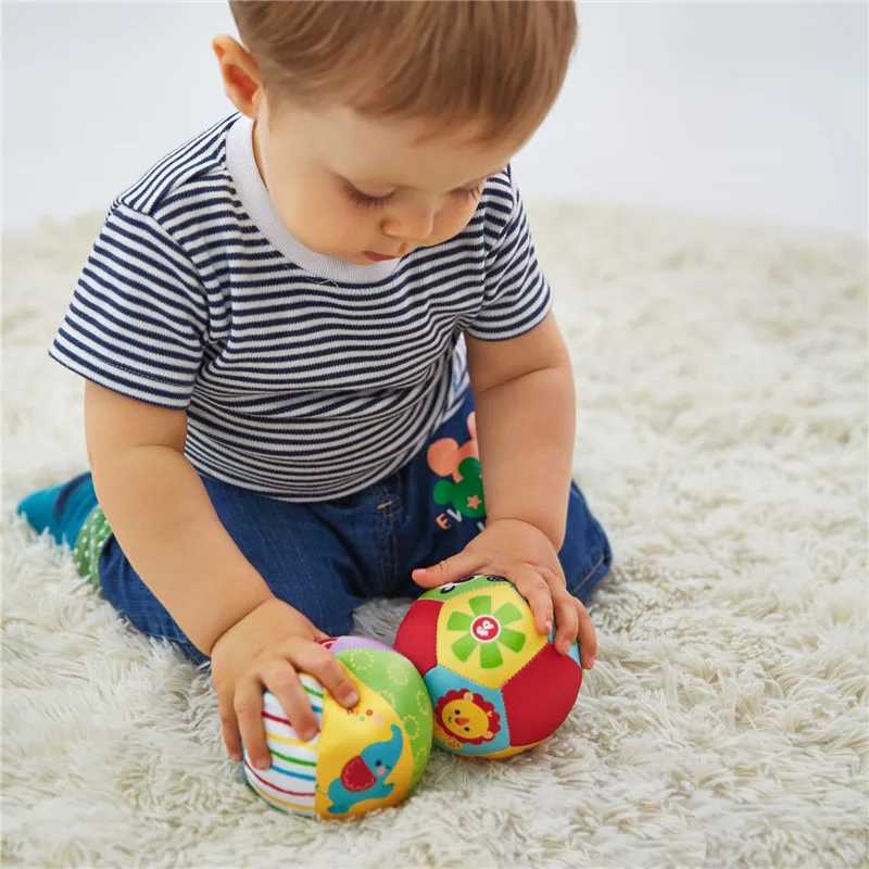 

Baby Toys For Children Animal Ball Soft Plush Toys With Sound Baby Rattles Infant Babies Body Building Ball For 0-12 Months