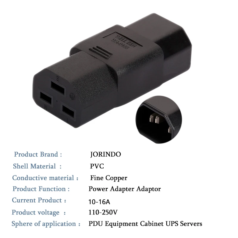 Адаптер питания IEC320 C14 в C21 IEC 320 параграф PDU адаптер конвертер 15A мама | Электроника