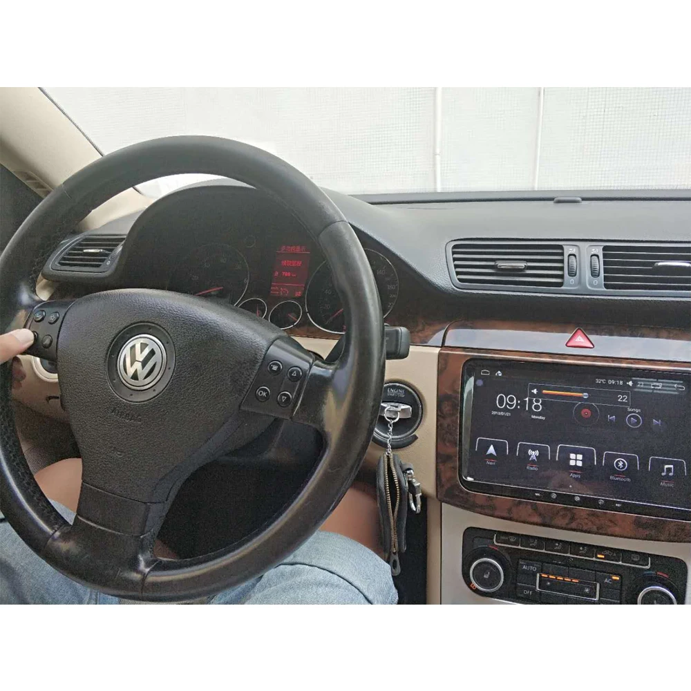 Автомобильный мультимедийный плеер 1 Din Android 7 автомобильный DVD для VW/Volkswagen Golf 2013 2015