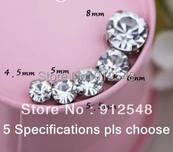 5 размеров на выбор аксессуары для волос ручной работы материалы DIY стразы из