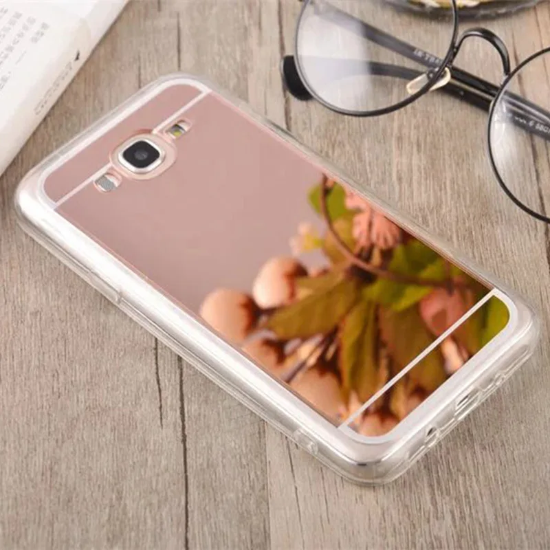 Роскошные зеркальные Чехлы для Samsung Galaxy A3 A5 A7 A8 Plus 2018 J7Neo Nxt Core J5 Prime J3 Pro J100 2015 2016 2017