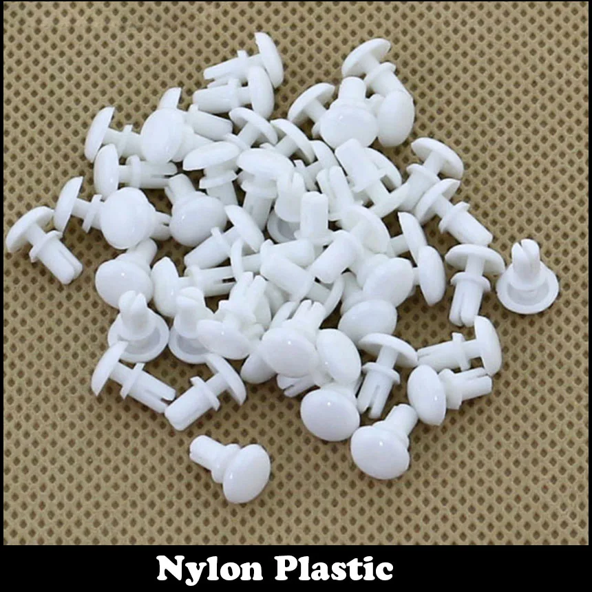 100 шт. R5045 диаметр отверстия Белый Черный Нейлон Пластиковая изоляционная