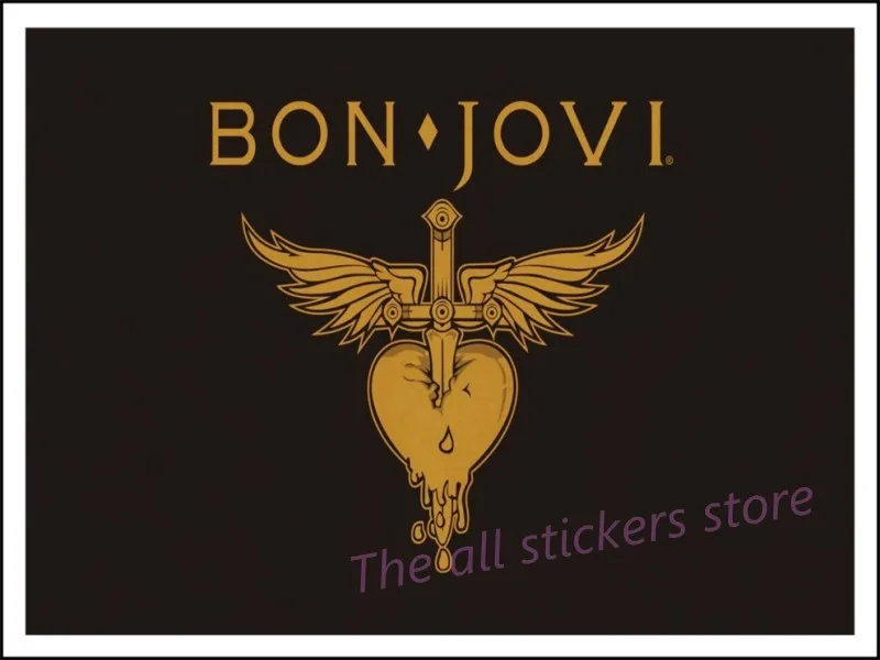 

Bon Jovi poster Vintage Retro rock band music Guitar Matte Kraft Paper Antique Poster Wall Sticker Home Decora/6010