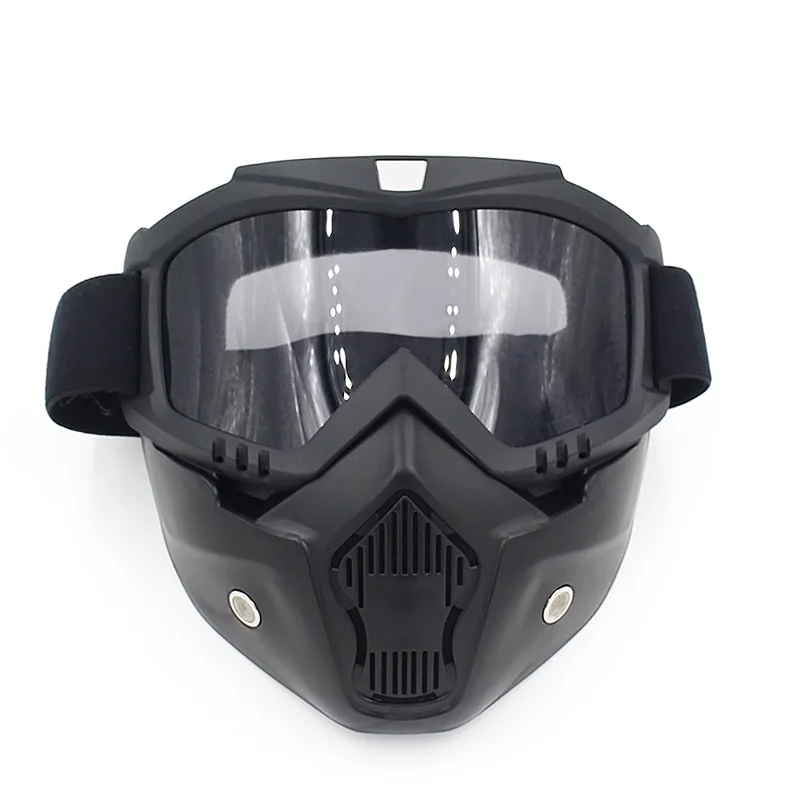 Cuzaekii MT009 UV400 Анти-туман мотоциклетные очки для мотокросса гоночная Защитная Экипировка с открытым лицом шлем автоматические сварочные маски MX ATV, аксессуары для глаз, солнцезащитные очки - Цвет: Серый