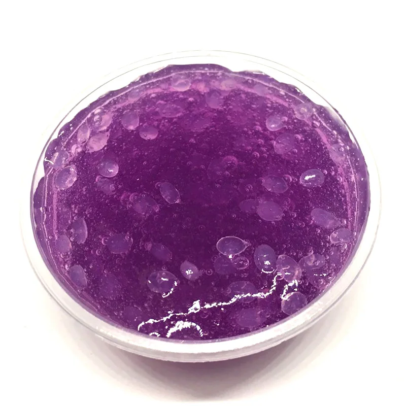Purple TOFOCO, новинка, сделай сам, рисовая грязевая пена, прозрачная, пушистая слизня, сделай сам, кристалл, Лизун, тесто, антистрессовая игрушка, моделирование из пластилина, глина для детей - Цвет: Purple