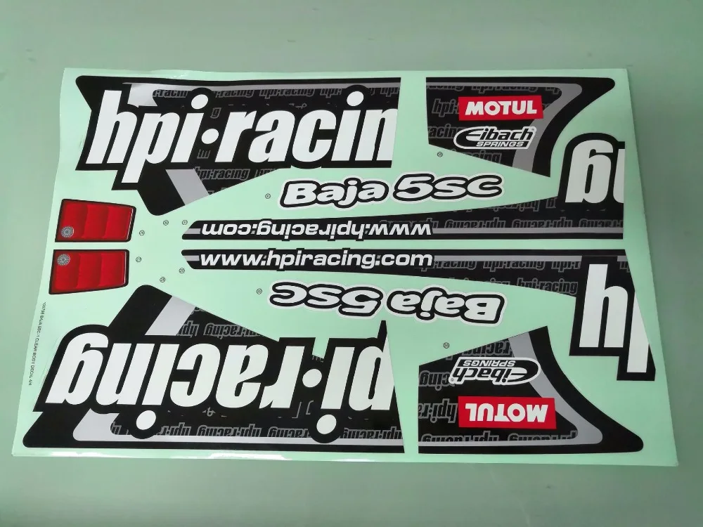 Гоночный газовый грузовик HPI/багги 5B 5T 5SC ROVAN KINGMOTOR 1/5 Переводные картинки для
