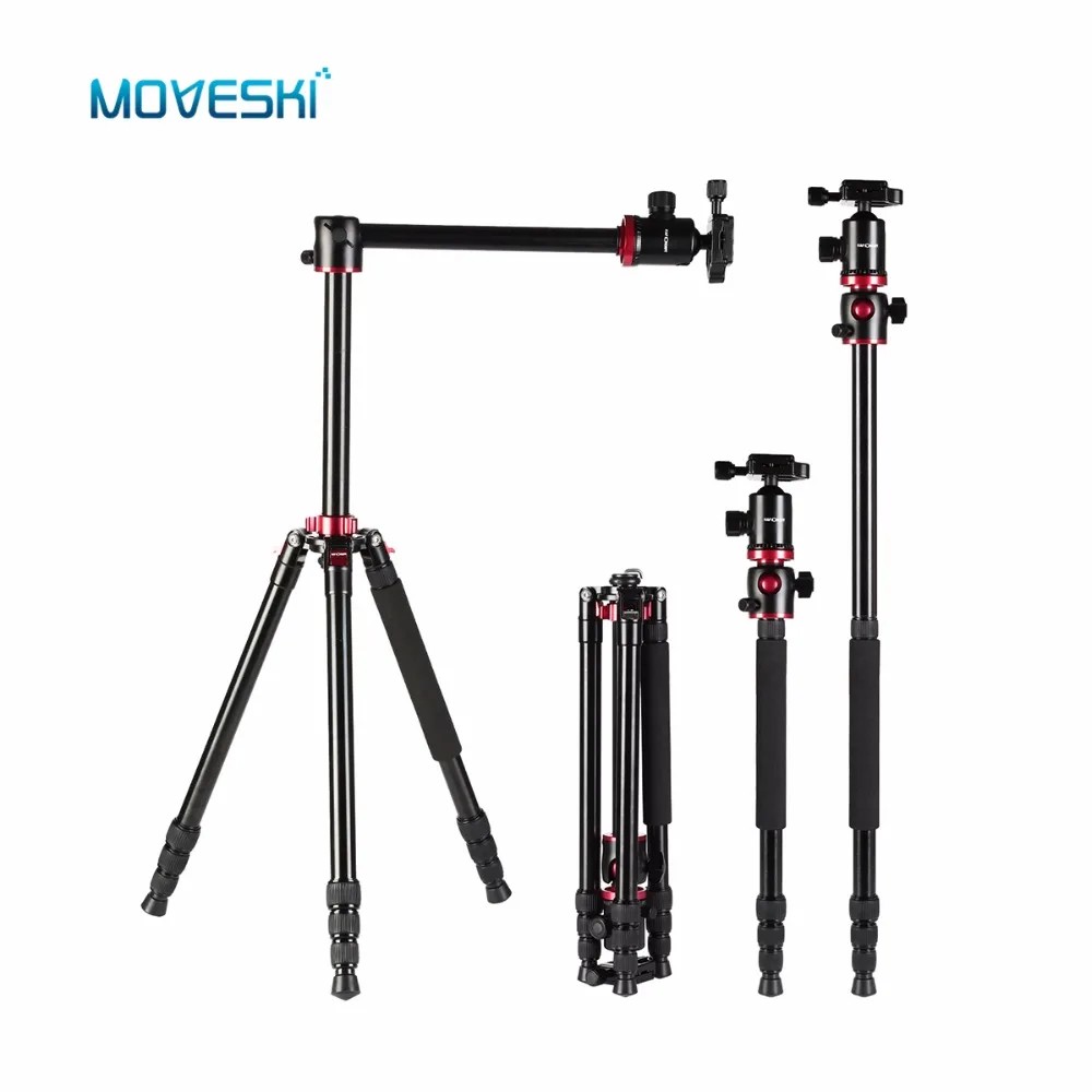 Moveski TM2534T Professional Aluminium Alloy Camera Tripod &amp Ball Head 360 degree For DSLR SLR | Электроника