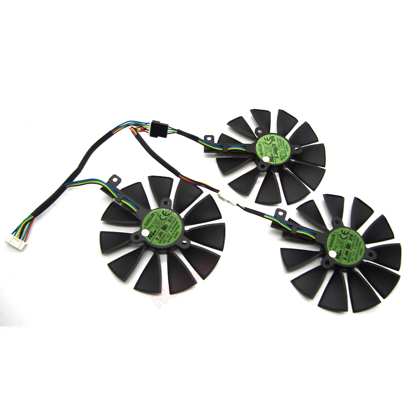 T129215SH/T129215SL 12 В 0.30A вентилятор размер 87 мм 3 отверстия для ASUS ROG-STRIX-RTX 2070-o8g-игровая графическая карта Вентилятор охлаждения