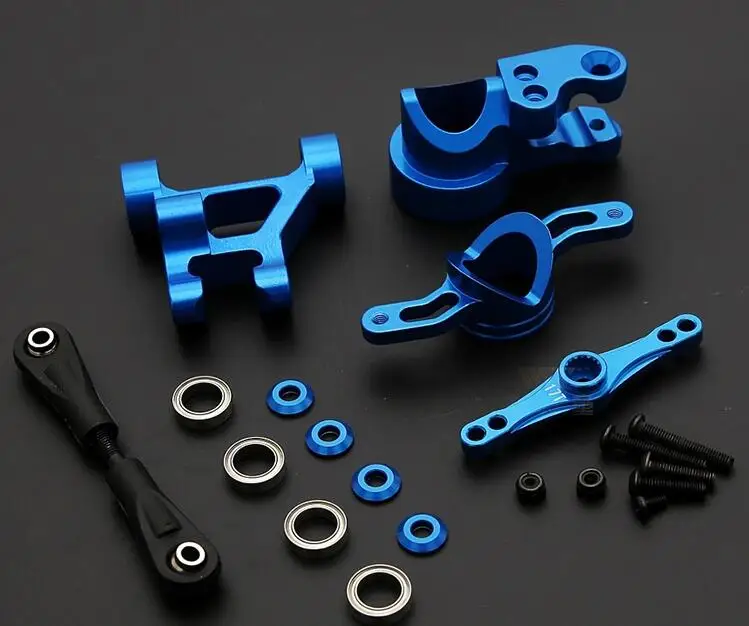 Комплект рулевого механизма с двумя сервоприводами ЧПУ для 1/5 ROVAN LT Losi 5ive T rc