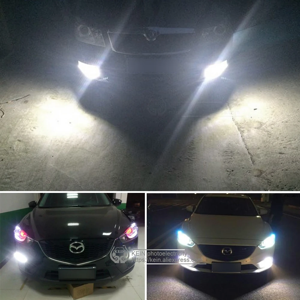 KEIN 2pcs Super Bright H1 led fog light 54smd car Lights 4014 Daytime Running DRL auto Vehicle External lights Day Driving 12V | Автомобили