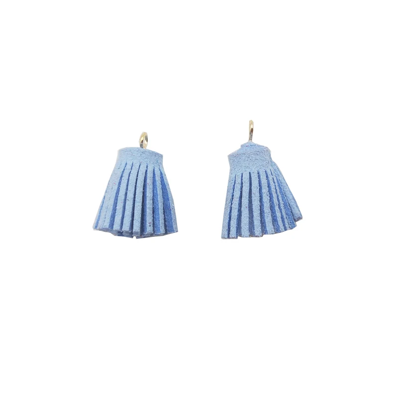 10 шт./лот Винтаж Шарм разноцветный LeatherTassel для аксессуары ручной работы DIY Jewelry брелок в виде кисточки мобильные ремни кулон - Цвет: Color 13 as photo