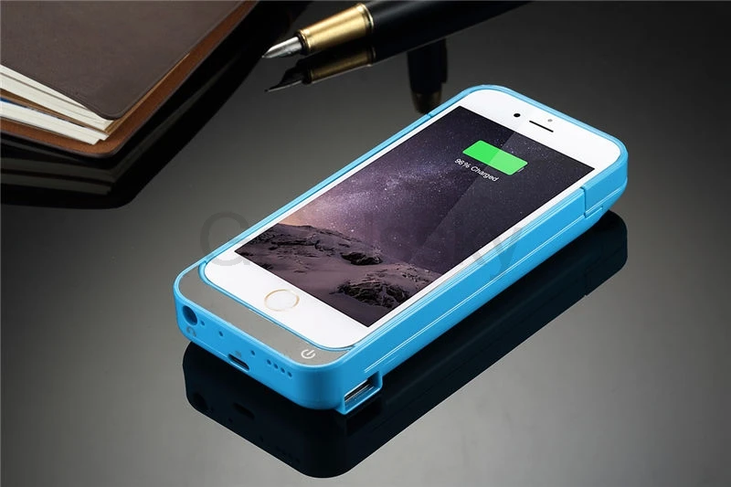 4200 мА/ч 5S чехол для зарядного устройства для iPhone 5C 5 5S SE USB внешний аккумулятор с подставкой Чехол для внешнего аккумулятора запасная зарядка задняя крышка