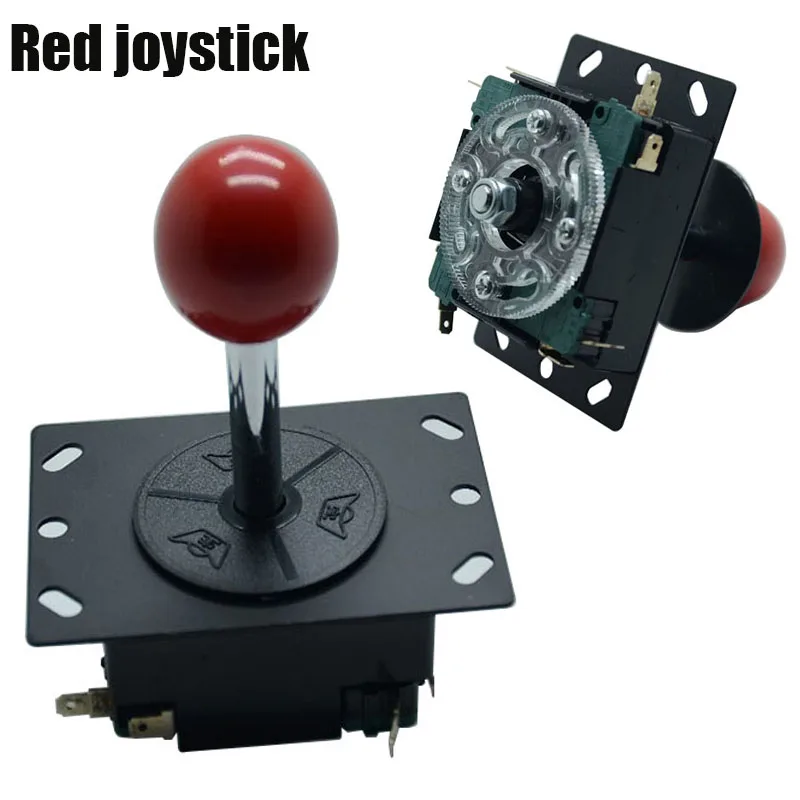 Аркадная палка 4/8 способ аркадная игра шар джойстика Joy stick красный Замена