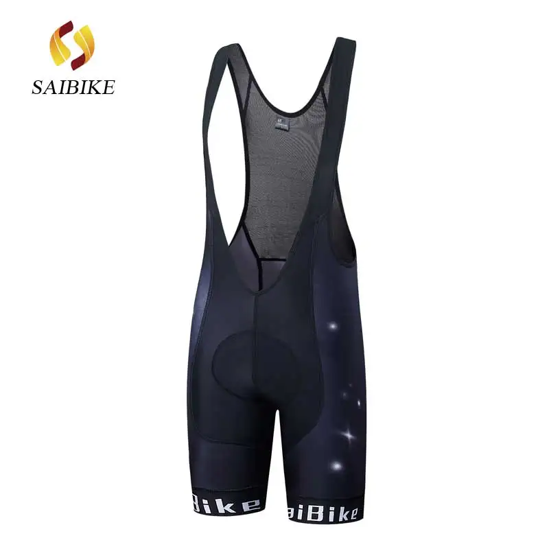 SaiBike Culotte Ciclismo мужские летние брюки Ciclista Tirantes Triathlon Pantalon Hombre одежда для горного велосипеда велосипедные шорты - Цвет: s1624bp