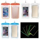 Летняя светящаяся водонепроницаемая сумка для плавания, гаджет для пляжа, сухая сумка, Женский Чехол для кемпинга, катания на лыжах, держатель для сотового телефона 3,5-6 дюймов