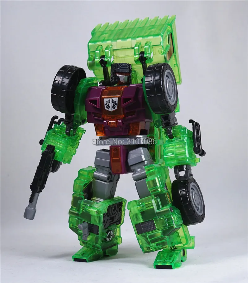 NBK Devastator бульдозер скраппер гравитационный крюк строитель GT Devastator KO трансформация Инженерная фигурка игрушки