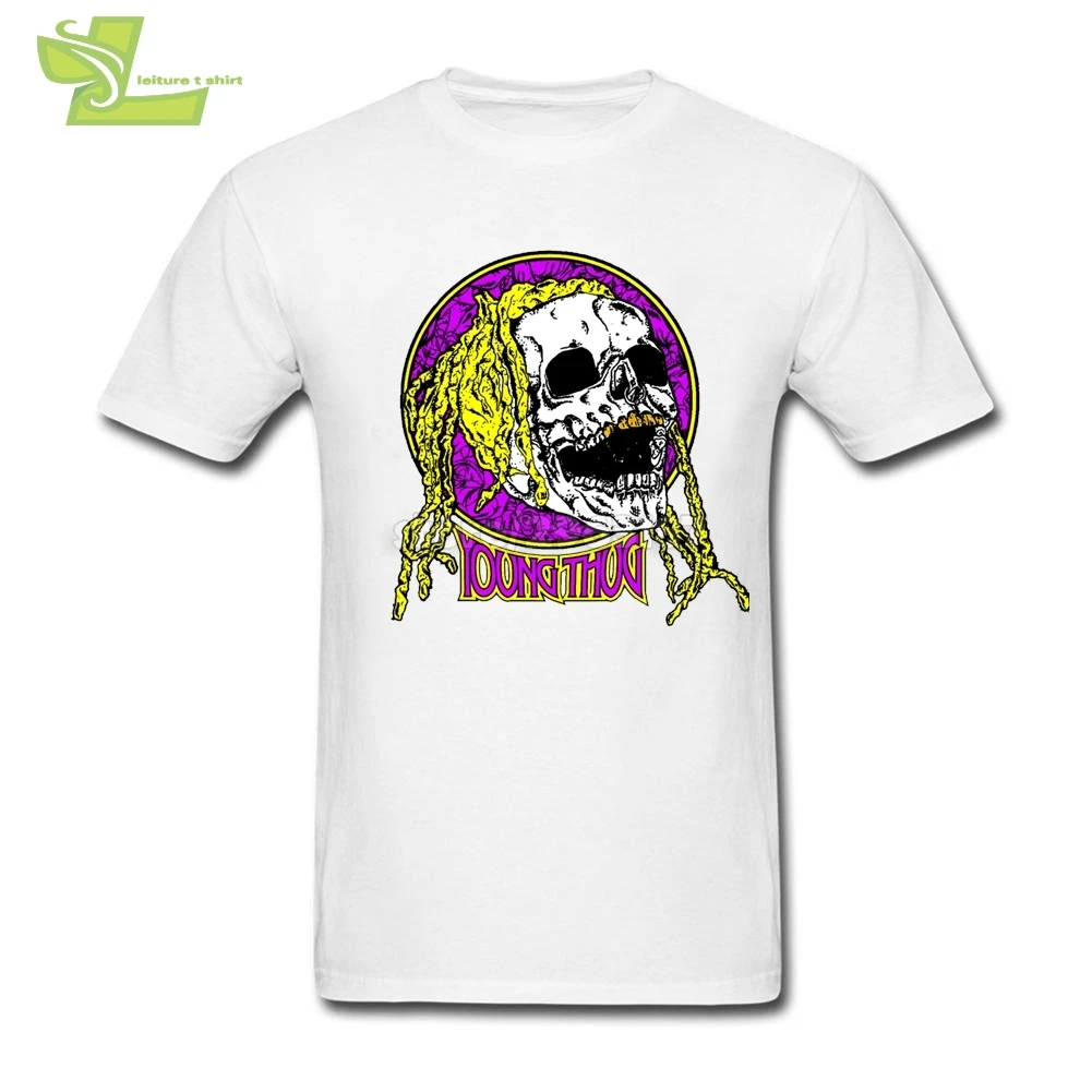 Молодой бандит Swag футболки для мужчин из натурального хлопка с короткими