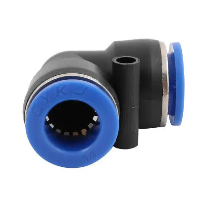 

10Pcs 14mm Dia L Type Tube Hose Pneumatic Air Quick Fitting Push In Connector