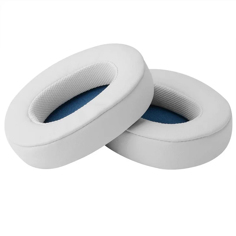 White XRHYY 1 пара Сменные подушечки для наушников подушки Пена кожаный чехол для Skullcandy Hesh3, Hesh 3, дробилка беспроводные наушники - Color: White