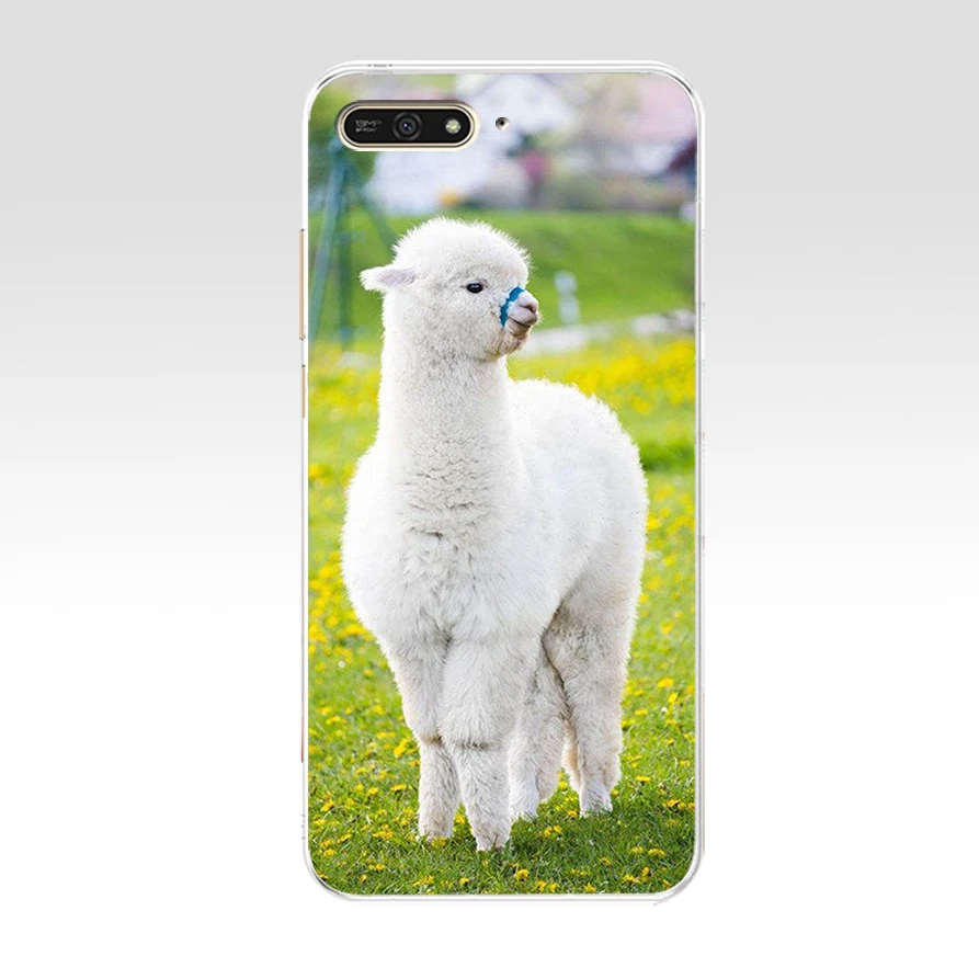 126AQ Alpacas Animal Soft Silicone Tpu Cover Case for huawei Honor 7a pro 7x play 5.45 5.7 inch case | Мобильные телефоны и