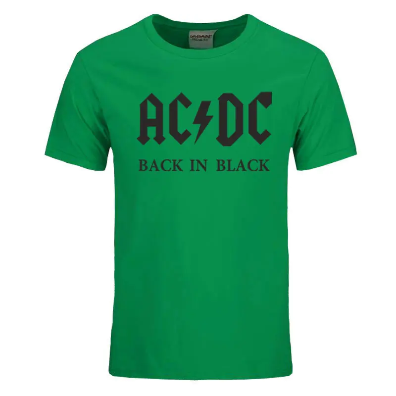 Новинка 2018 Camisetas AC/DC band rock футболка Мужская acdc графическая Повседневная с принтом