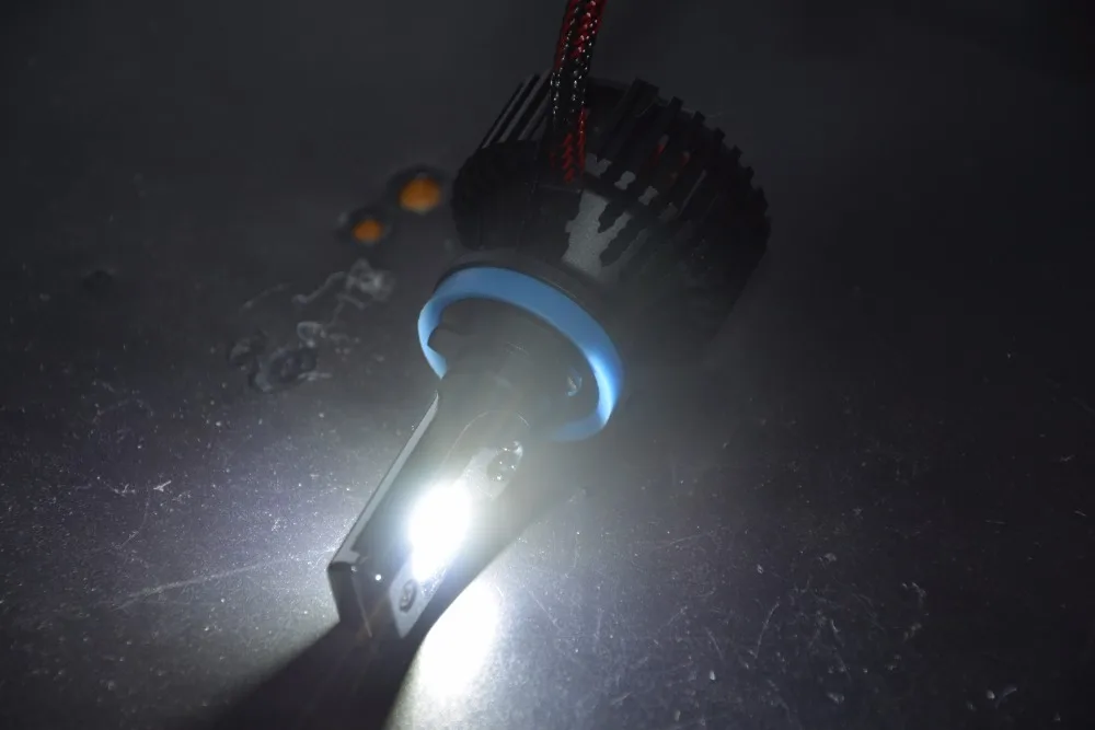 1 компл. H4 H7 H8 H9 H11 9005 9006 60 Вт 8000LM T8 светодиодные фары lumiled зэс чипы вентилятор Чистый белый 6500 К все-в-одном 12/24 В авто лампы