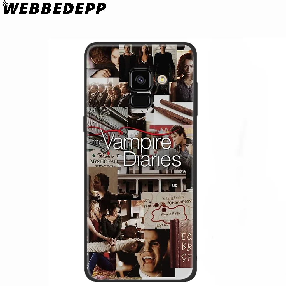 WEBBEDEPP дневники вампира Stefan силиконовый чехол для Samsung Galaxy A3 A5 A6 A7 A8 A9 A10 A20 A30 A40 A50 A70