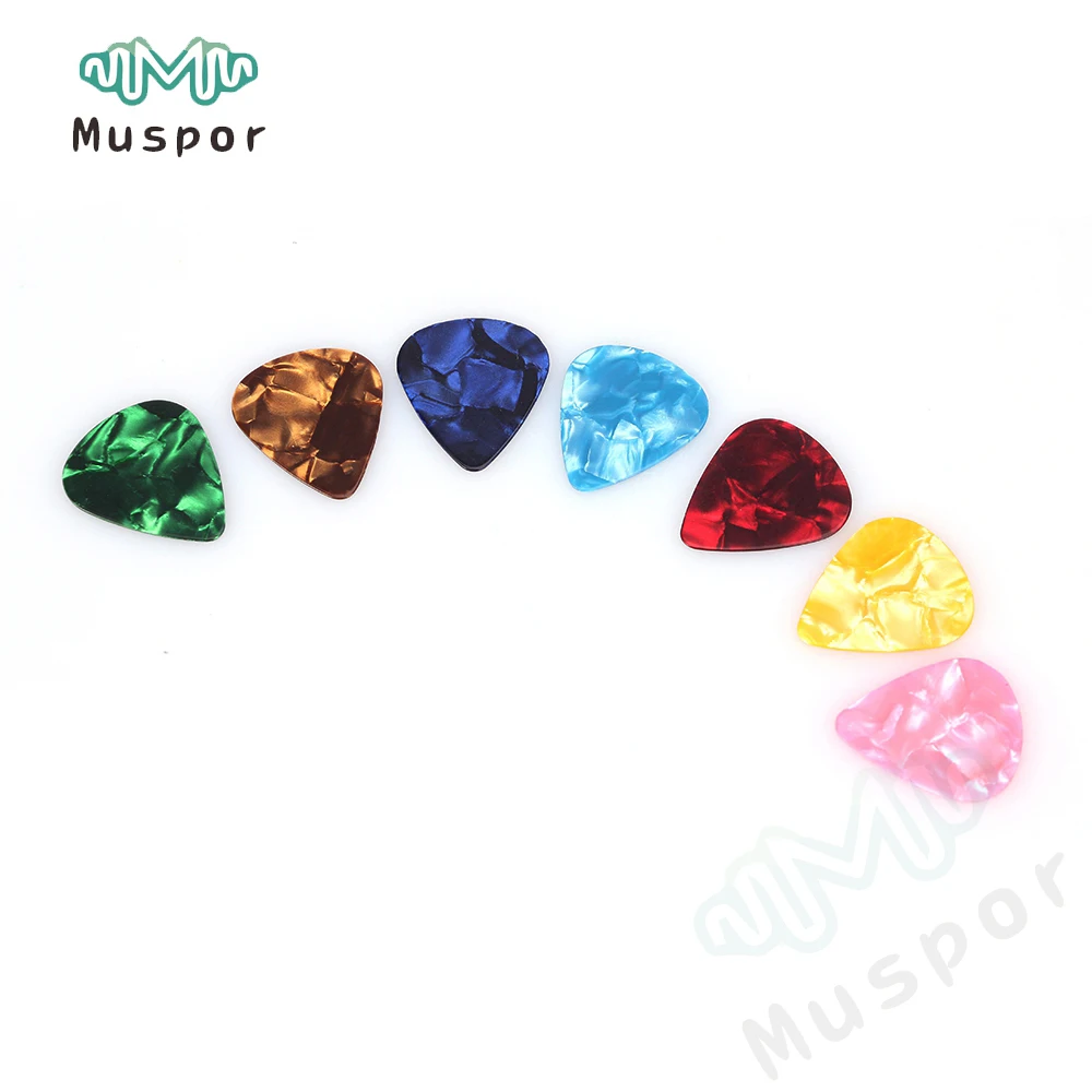 

0.71mm Celluloid Guitar Picks Acoustic Electric Bass Banjo Mandolin Piks Plectrum Mediator Guitarra Stringed Instrument