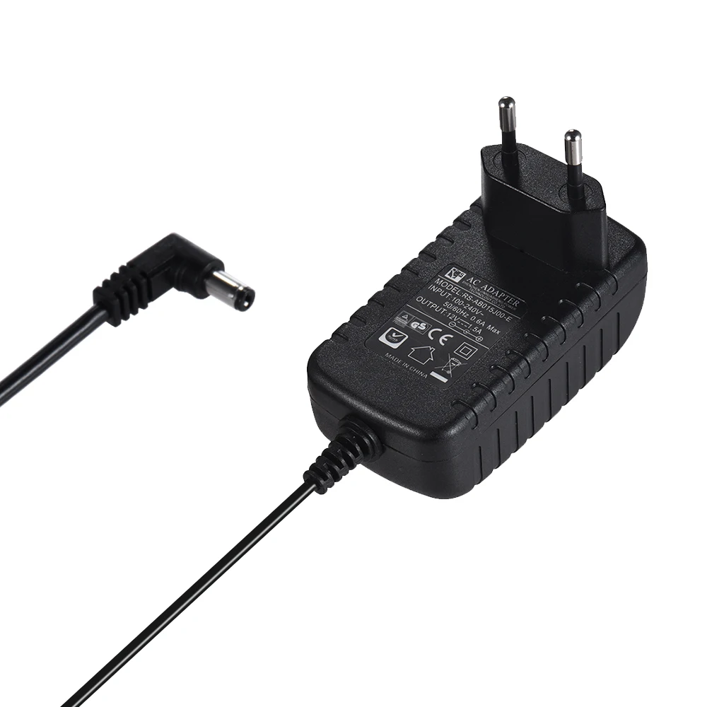 12V 1.5A AC Мощность адаптер для Viltrox L116T L116B L132T L132B VL 162T светодиодный видео свет