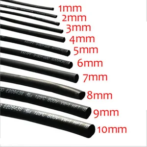 Термоусадочная трубка 1 метр 2:1 цвет 1 2 3 5 6 8 10 мм Диаметр Термоусадочная трубка коннектор для проводов оборачивающийся провод ремонтная труба кабельный рукав