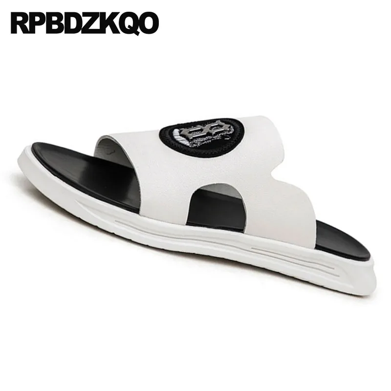 Сандалии мужские кожаные летние белые | Обувь