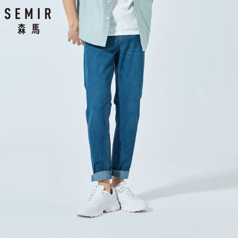 SEMIR/2019 новые летние джинсовые брюки эластичные удобные износостойкие уличные