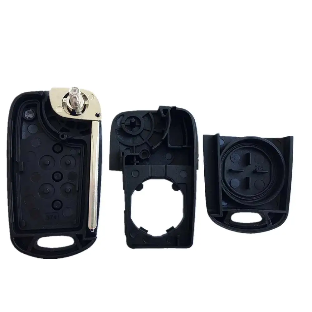 3 Buttons Car Flip Remote Key Shell Folding Case Cover For Kia K2 K5 Sportage Cerato Rio Accessories |