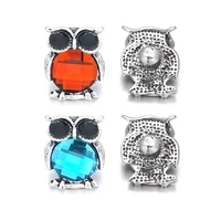 fashion w021 crystal 3d 18mm 20mm metal snap button for bracelet necklace interchangeable jewelry women accessorie findings