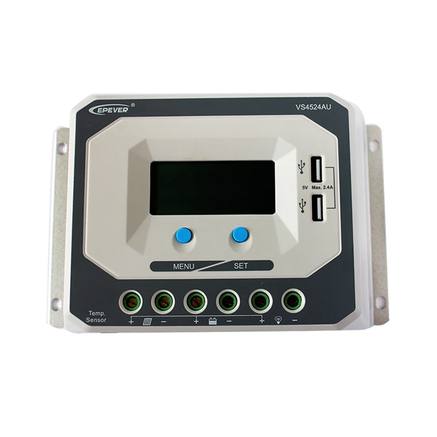 1 шт. x VS4524AU 45A 12В 24В EPSolar PWM Viewstar комплект солнечной системы контроллеры ЖК дисплей