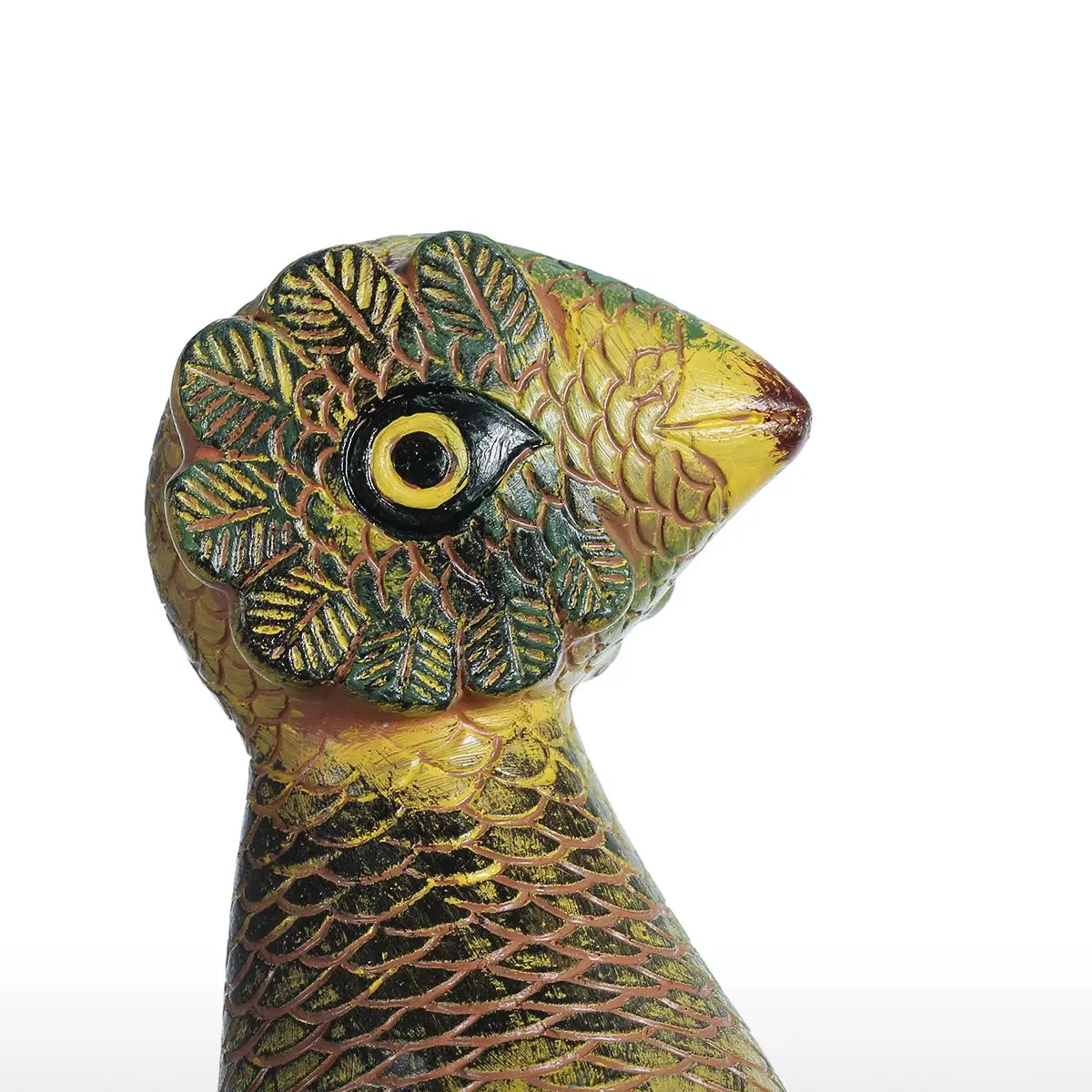 Tooarts Статуэтка с длинным хвостом птица из смолы искусственное украшение для