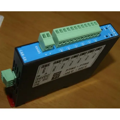 Módulo de Aquisição de Temperatura Isolado Entrada Termopar Rs485 Modbus Din 6-channel Pt100