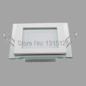 Бесплатная доставка SMD5730 6 Вт квадратный алюминий со стеклянной светодиодной