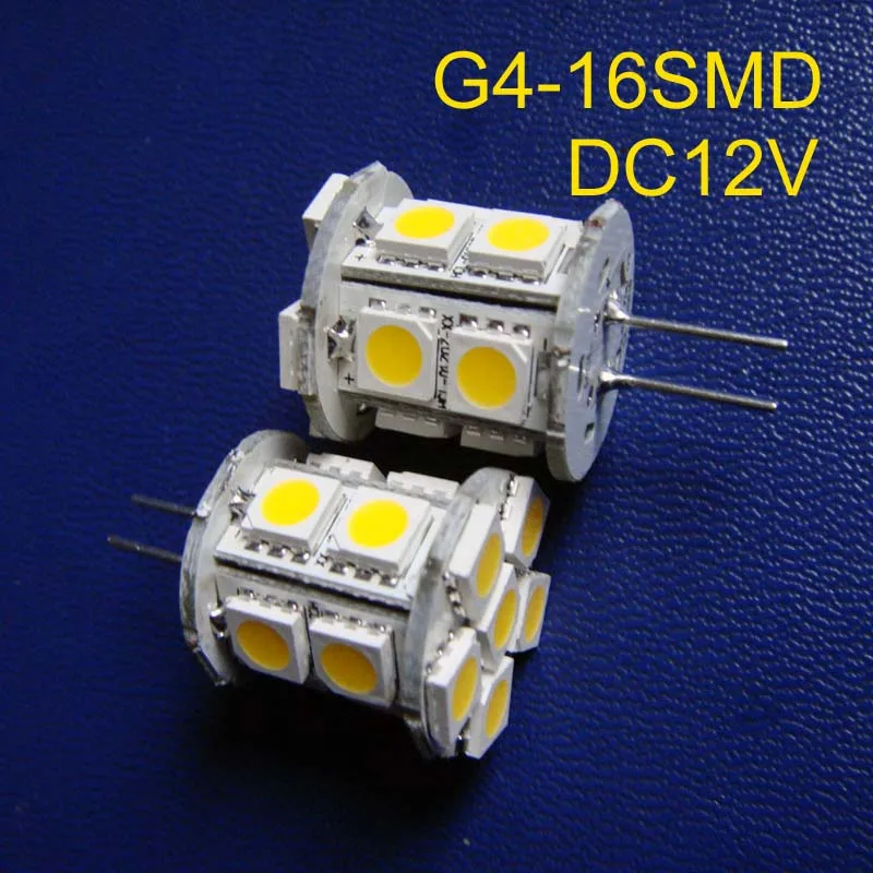 Высокое качество 5050 led G4 лампа DC12V Led лампочки Освещение светодиодные хрустальные