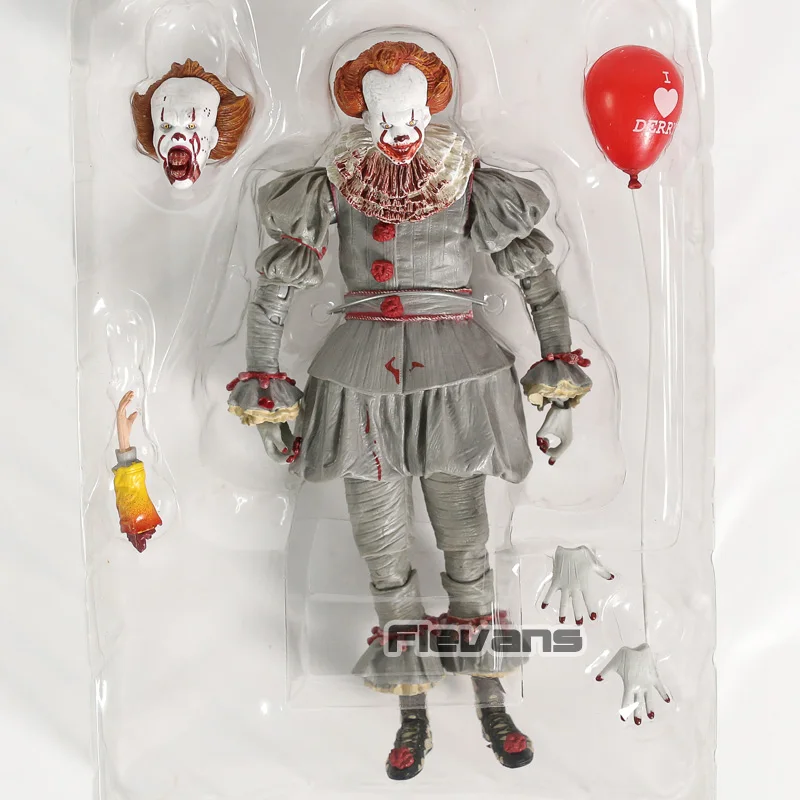 NECA фильм ужасов Стивен Кинг это Pennywise Джокер клоун классический канализационная сцена Pennywise набор аксессуаров ПВХ фигурка игрушка