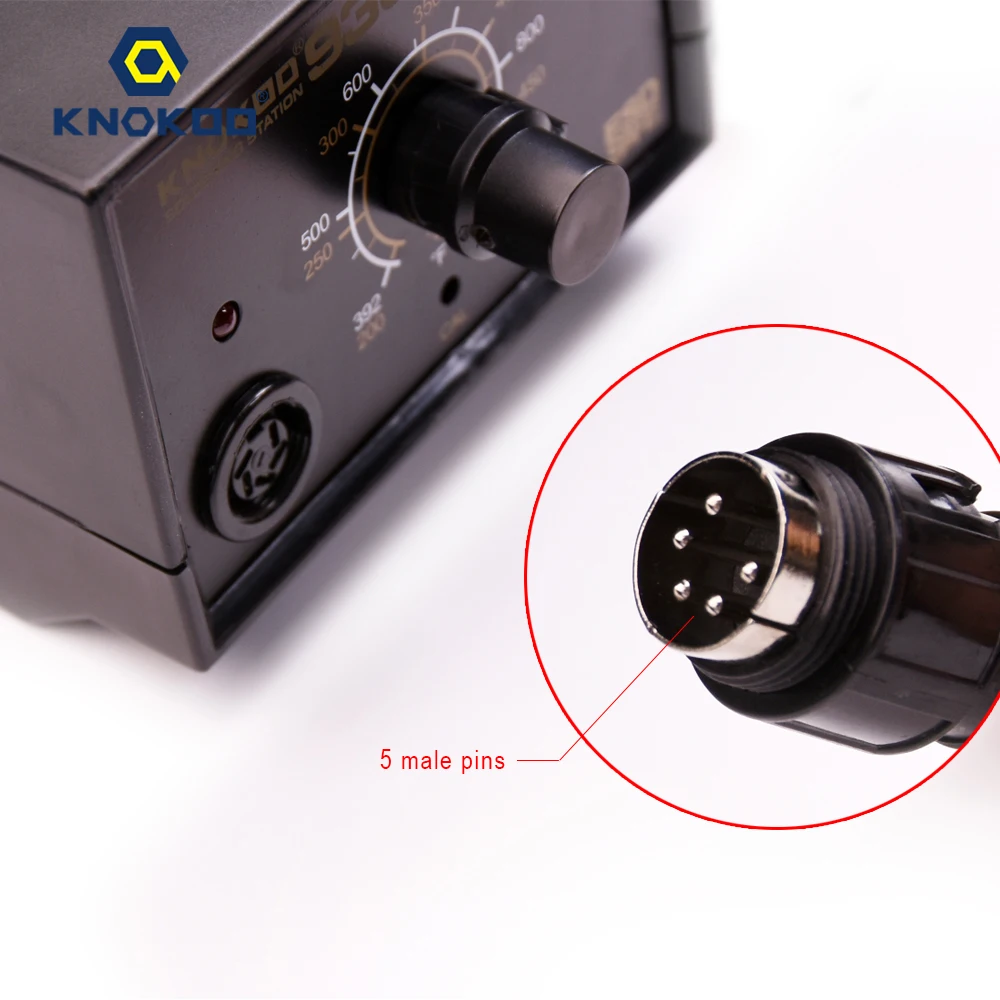 KNOKOO 60 Вт паяльная станция 936 с 5 шт. 900 м советы и 1 A1321 Керамика нагреватель аппарат
