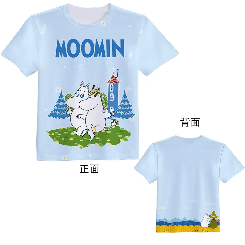 Moomin/Милая футболка Amy Slich Little My, футболка с короткими рукавами в стиле Харадзюку, уличная одежда в стиле аниме, Толстовка на заказ, футболка из модальной ткани - Цвет: 10
