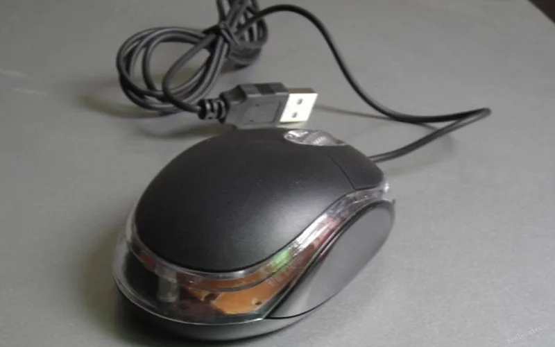Ahmmio Lighting Mouse Mini USB Проводная компьютерная маленькая оптико-Электронная мышь